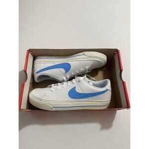 New Mens Size 9 - Nike Court Legacy Next Nature White University Blue FQ6474 100